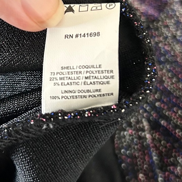 Ramy Brook Portia Metallic Bodycon Mini Dress Multi Colorway Size XL - Picture 11 of 12